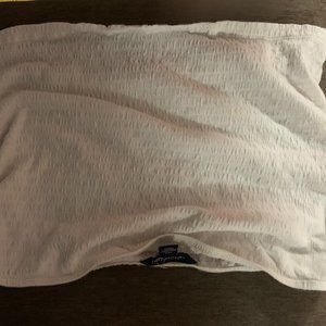 white textured tube top